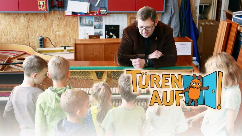 WDR-Maus-Türöffner-Tag mit den kleinen Klavierbauern